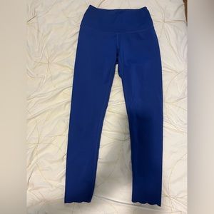 Zella Royal Blue yoga pants, lights worn!